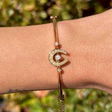 vintage horseshoe bracelet