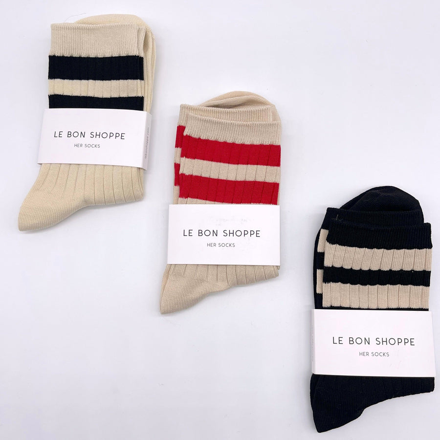Le Bon Shoppe Her Socks /Varsity