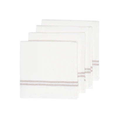 Vintage Linen Napkins, Set/4