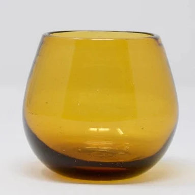 Roli Poli Stemless Glass Amber