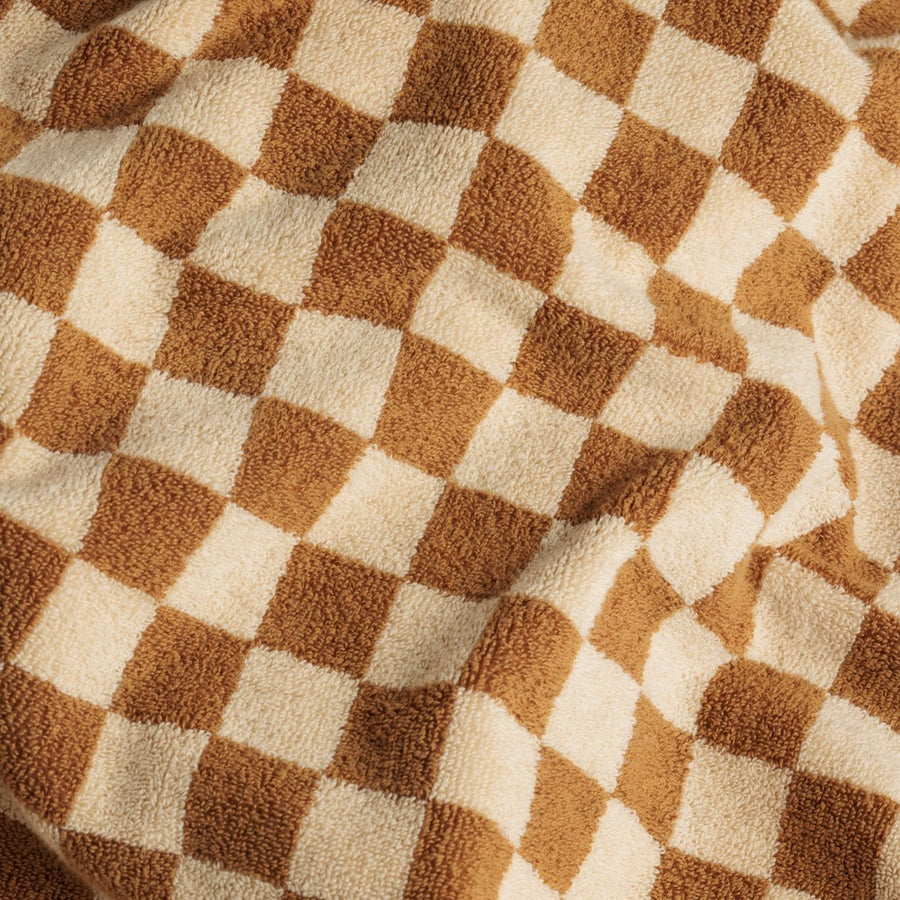 Roman Pool Towel in Cedar & Sand