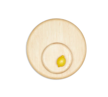 Simple Wood Large Round Cutting Board