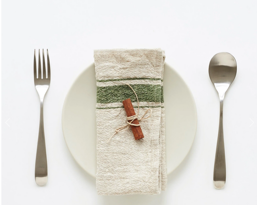 Linen Tales Striped Napkins, Set/6